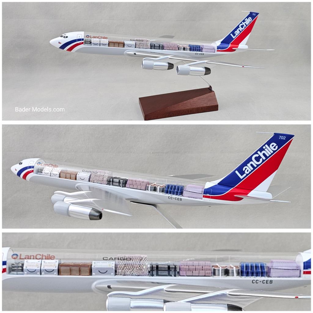 LanChile Cargo - B707-300C - (1:100) - 180° Clear Top